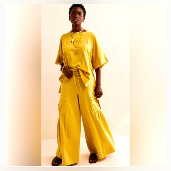 Free People Pants - Free People Russell Set in Palm Leaf NWT